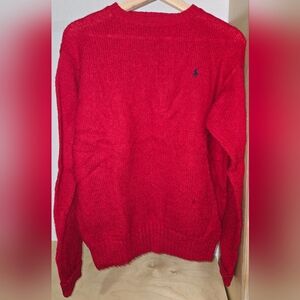 🧥🍂🍁Men's Polo by Ralph Lauren Red Sweater; Size: XL🧥🍂🍁